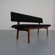Large teak bench by Aksel Bender Madsen & Ejnar Larsen for Næstved Møbler, Denmark, 1950s.