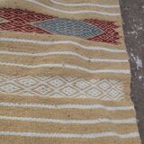 Handmade ethnic multicolored rug