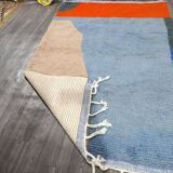 Handmade pure natural wool rug, size 160 x 240 cm