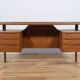 Mid-Century Freestanding Teak Desk by Peter Løvig Nielsen, 1960s
