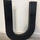 Metal sign letter "U"