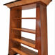 Grande bibliothèque Art Déco en loupe d’orme – placage précieux