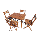 Salon de jardin en bois