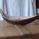 Vintage fruit bowl, butterfly decoration.