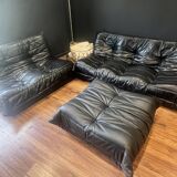 Set Togo Ligne Roset Vintage Sofa Pouf