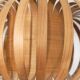 Vintage Scandinavian wooden hanging 1970