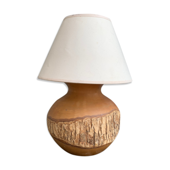 Lampe de chevet en bois naturel vintage