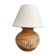 Lampe de chevet en bois naturel vintage