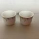 Paire de coquetiers fleurs exotica villeroy et boch