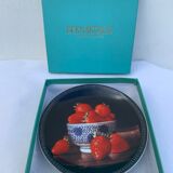 Jean-Claude Chauray strawberry plate for Bernardaud Limoges