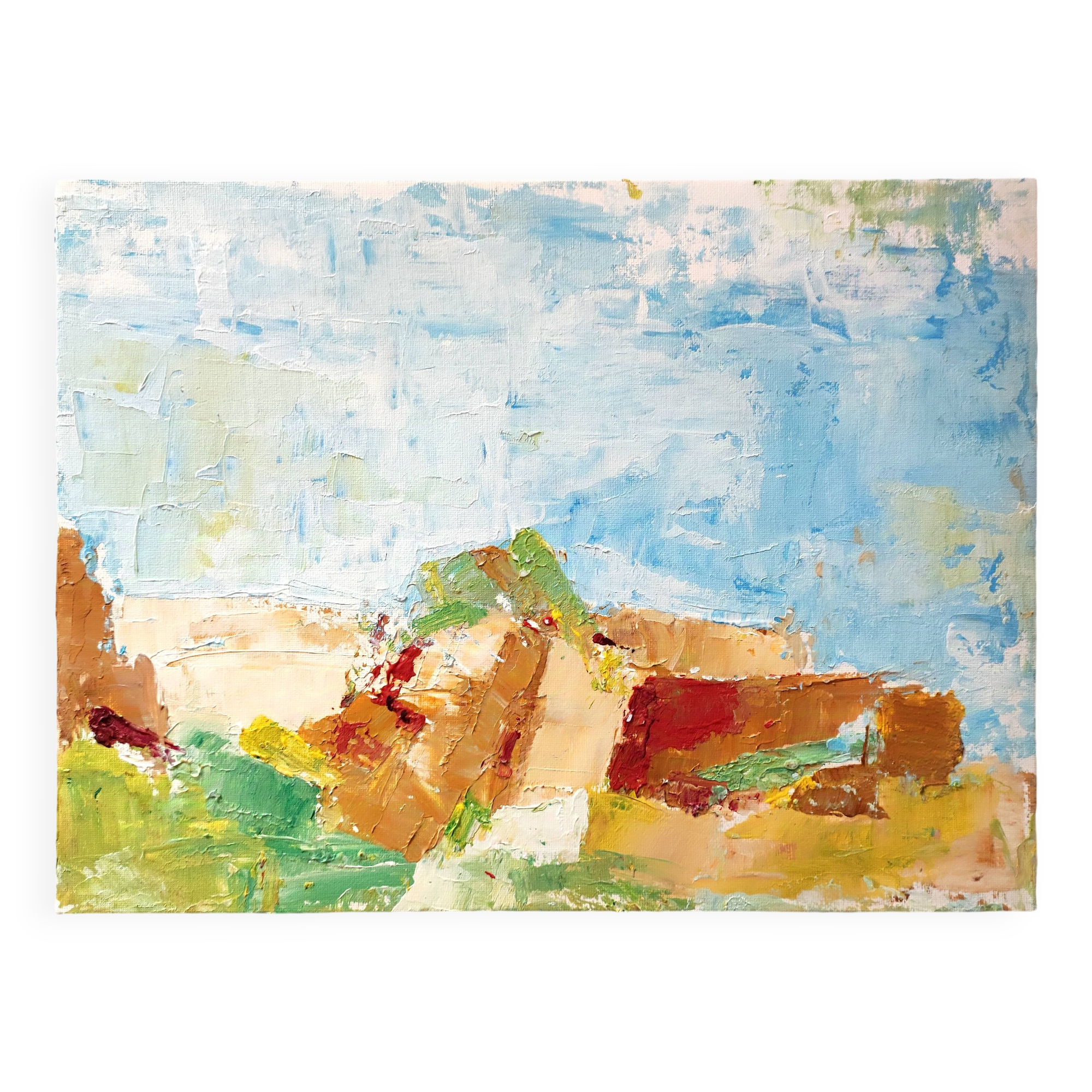 Original canvas landscape of Provence