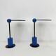 Paire de tables d'appoint Edward Geluk pour Arco – 'Piccolo' postmoderne Memp des années 1980