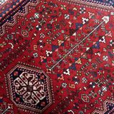 Antique Persian Qashqai rug 106cm x 152cm 1920s - 1C1242