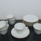 Porcelain coffee set by Ph. Deshoulieres