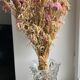 Faceted glass vase 60s