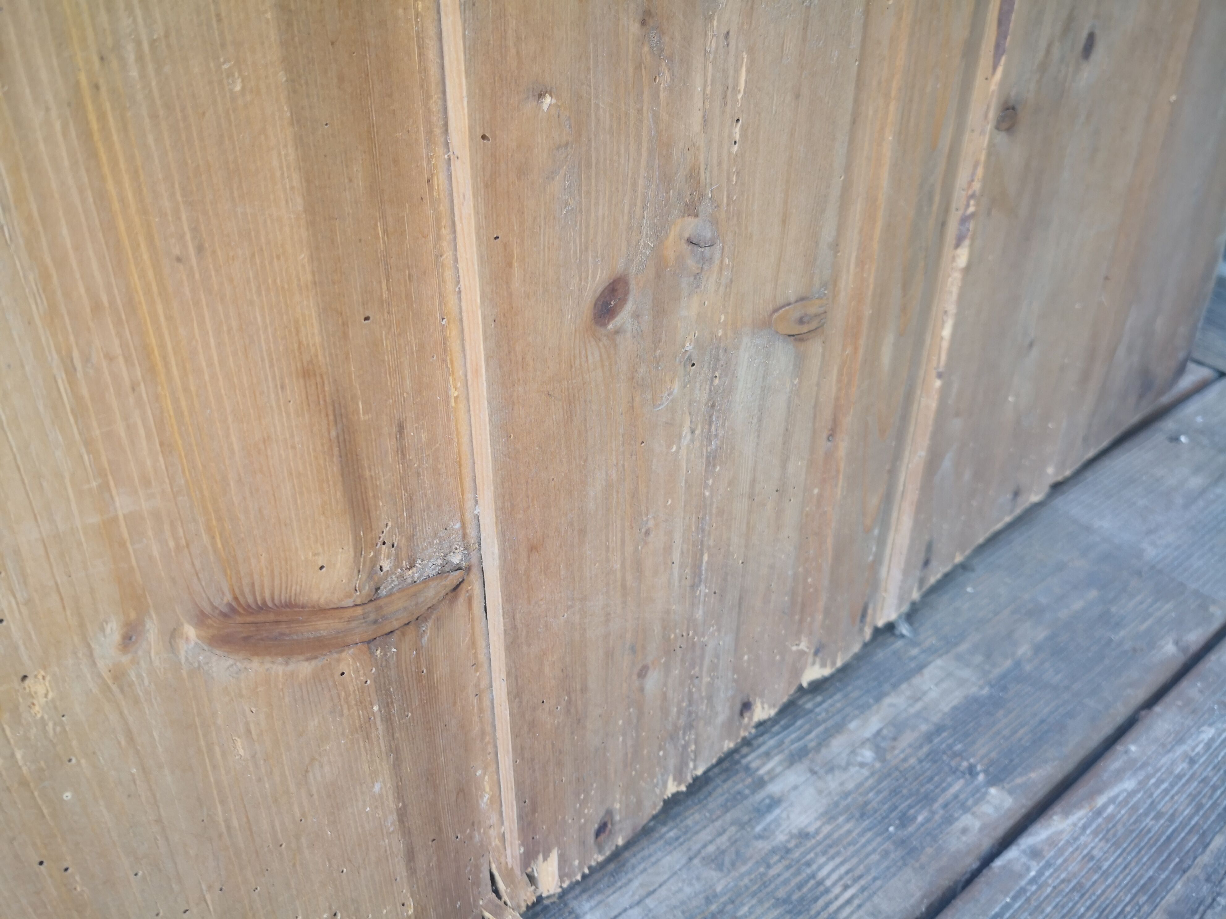 Coat rack cloakroom, Vintage wooden wardrobe