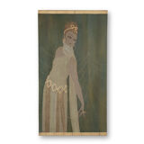 Painted canvas art deco style, contemporary work