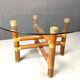 Vintage bamboo dining table, 1970s