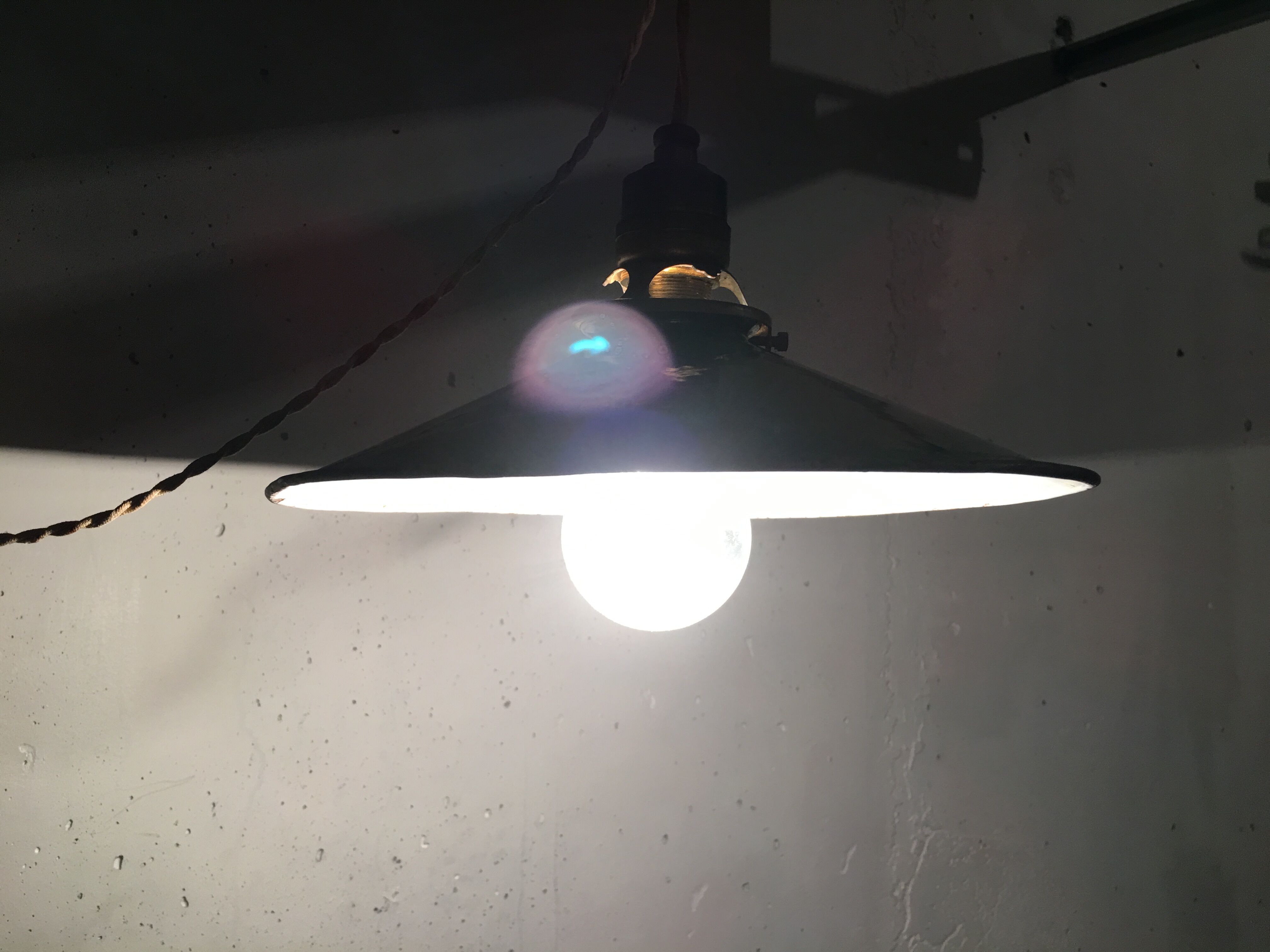 Hanging lamp bowl 50 years