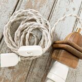 Lampe baladeuse en bois fait main