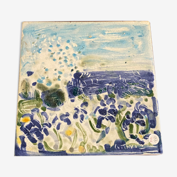 Ceramic plate landscapes of Cottavoz