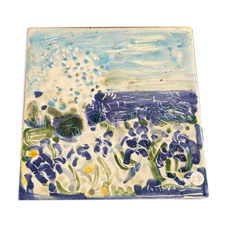 Ceramic plate landscapes of Cottavoz