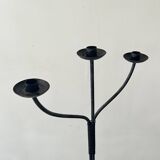 large wrought iron candlestick