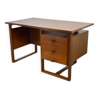 Wooden desk, 3 drawers, France 1960-1970