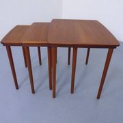 Danish Teak Nesting Tables from Møbelintarsia, 1960s, Set of 3