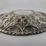 Silver fruit bowl