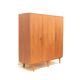 Vintage Belgian design 3-door wardrobe made in the 1960s