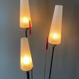 Vintage reed floor lamp