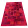 Midcentury abstract design geometric rug / carpet, 1970s / Czechoslovakia