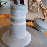 Grey metal industrial lamp