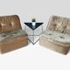 2 fauteuils vintage Cor "Ambo" verts de Jo Otterpohl