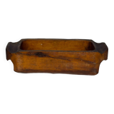Imposing storage compartment in carved solid wood, Auvergne, early 20th century