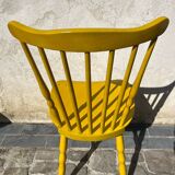 Mustard yellow Baumann chair