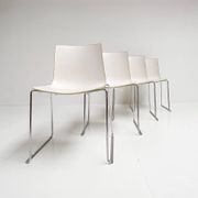 Set of 4 Katifa design chair by Arper, after 2000