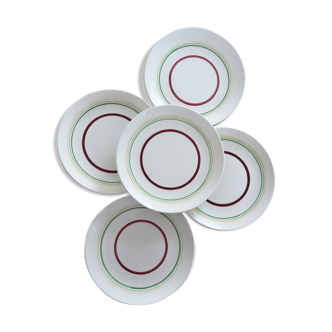 Dessert plates Gien "Olympic"