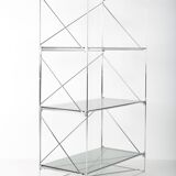Isocèle metal shelf by Max Sauze, 1970s