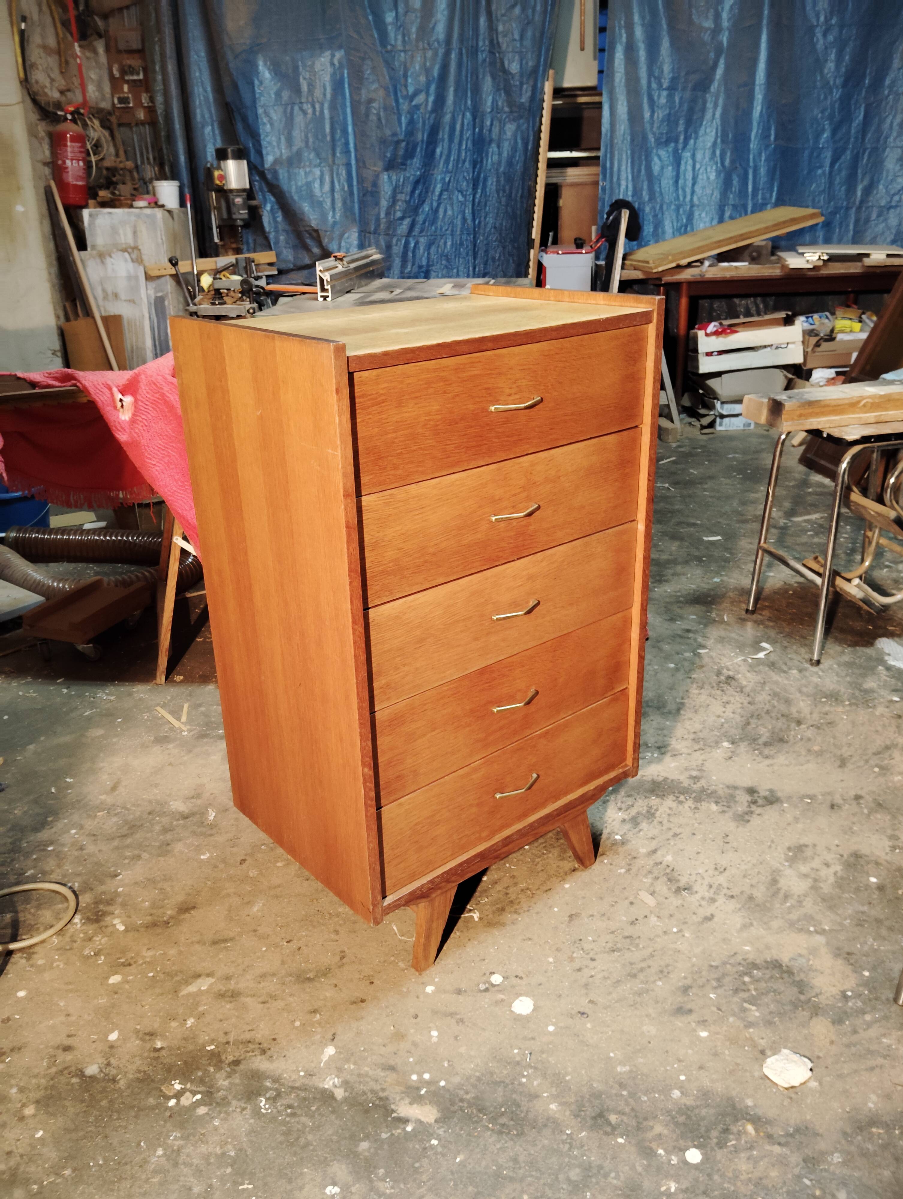 Vintage chest of drawers, tallboy, and dresser.