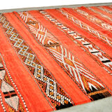 Hand-knotted rug from Morocco, 1980s  270x142cm