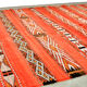 Hand-knotted rug from Morocco, 1980s  270x142cm