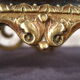 Mirror Psyche table of the XIX th in Gilded Bronze, LOUIS XV style, beveled ice cream