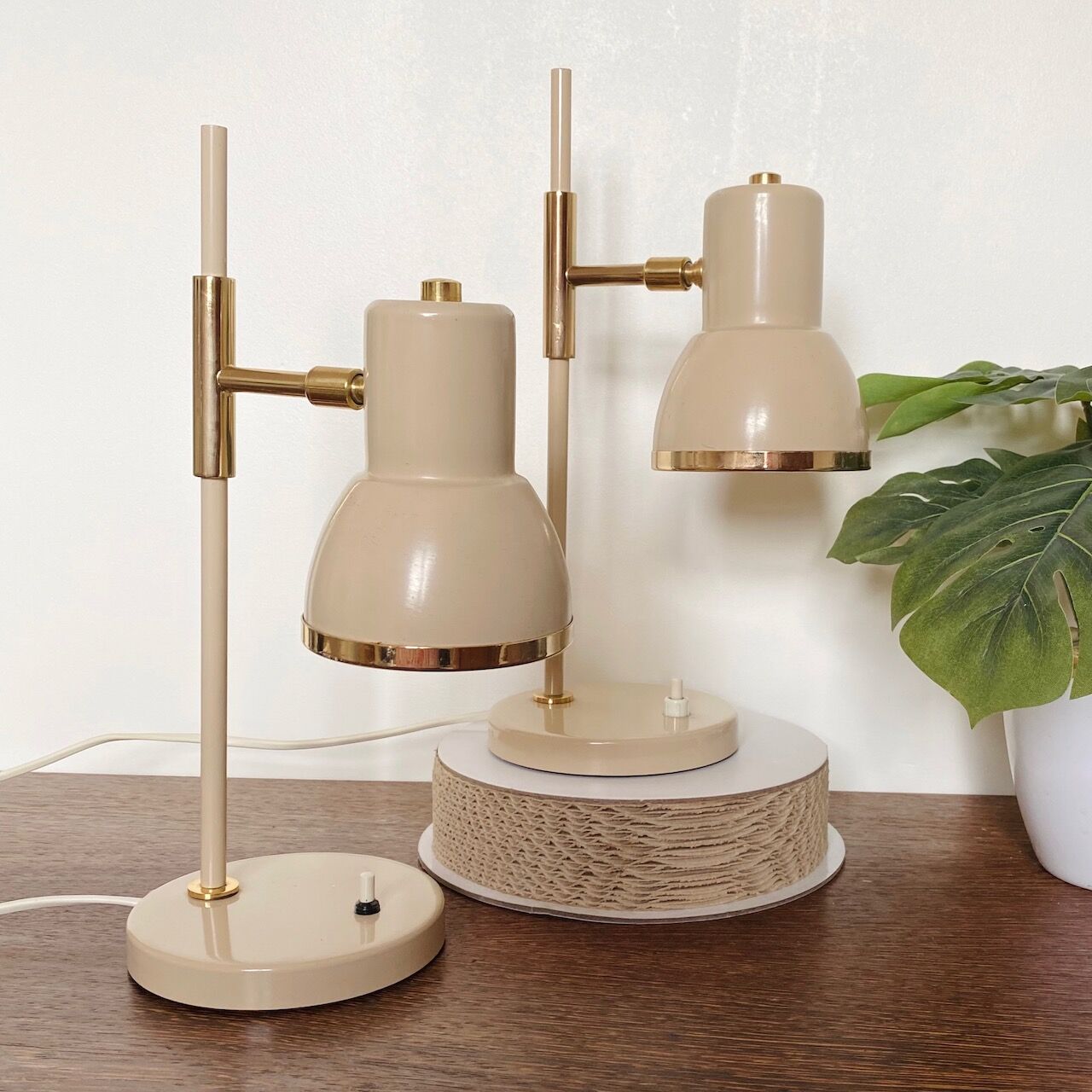 Paire de lampes de bureau by Boulanger