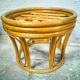 Pouf in rattan
