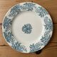 Set of 6 mismatched antique dinner plates