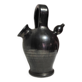 Gargoulette en céramique noire – Attribuée à Robert Picault (Valallauris),