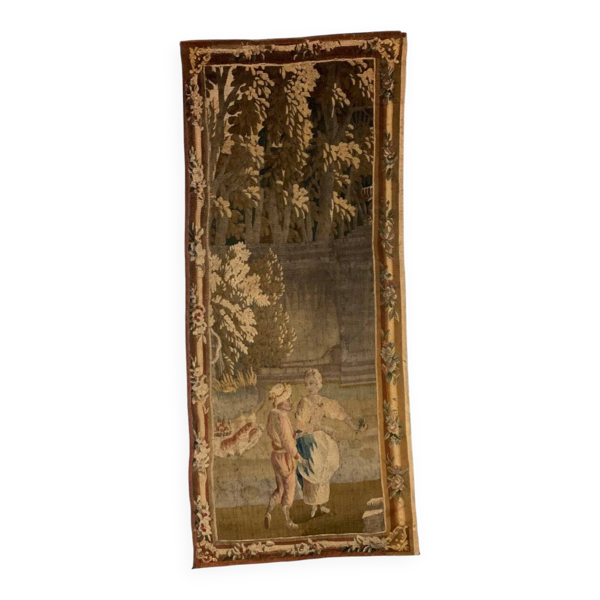 Tapisserie laine et soie, portière, XVIIIème siècle — Beyit