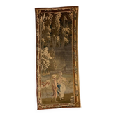 Wool and silk tapestry, door hanging, 18th century